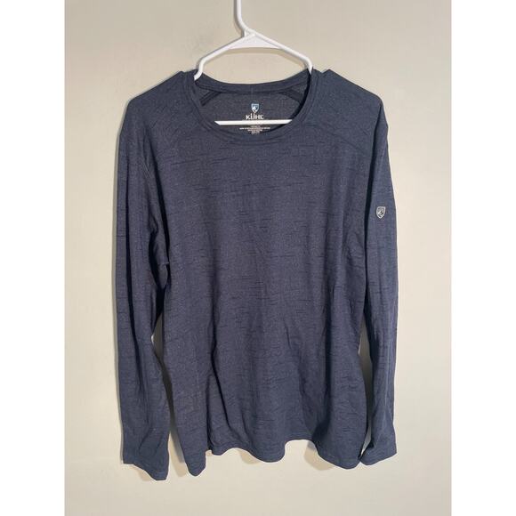 Kuhl Men's Medium Intent Krew Long Sleeve Shirt Crew Neck Tapered Outdoors 7318 - Picture 1 of 9
